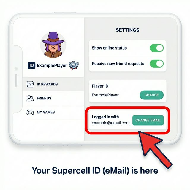 Where to find your Supercell ID email